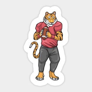 Tiger American Football Sticker